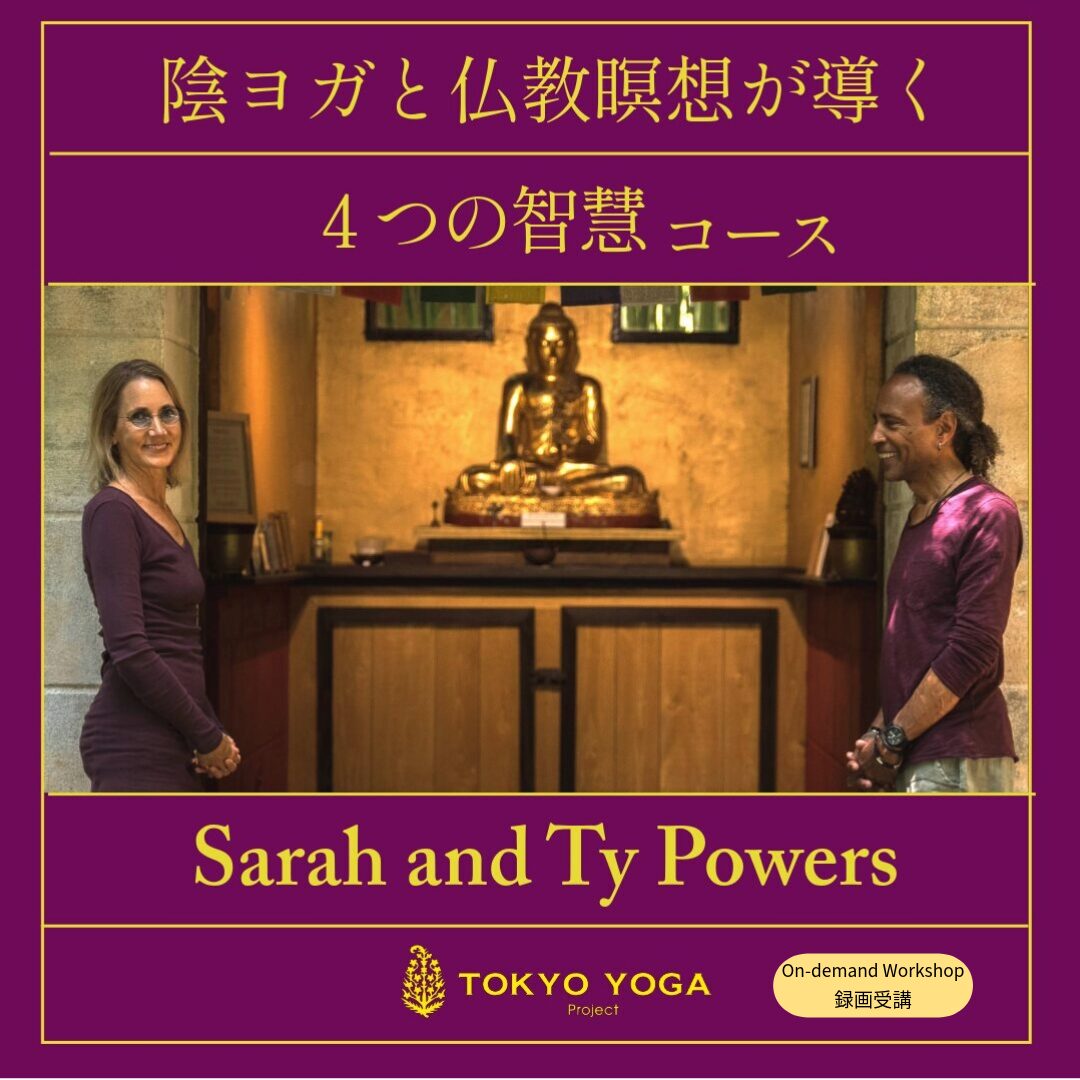 録画受講】陰ヨガと仏教瞑想が導く4つの智慧コース with Sarah and Ty